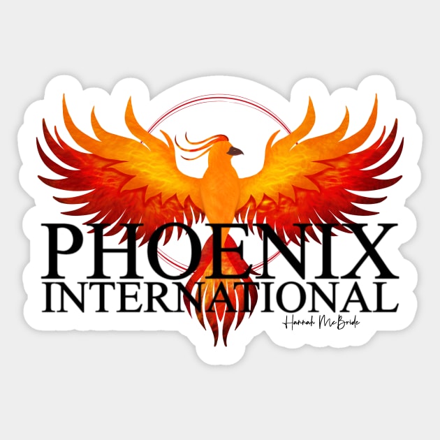 Phoenix Int Sticker by Hannah McBride